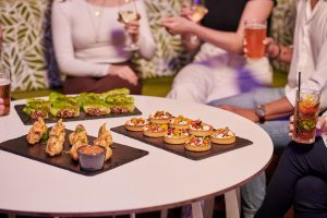 Team enjoying at lucky shag bar 10