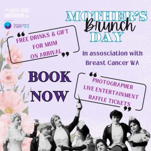 Mother’s Day floral Instagram promo for Lucky Shag Bar