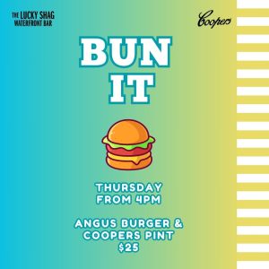 Thursday event promo at Lucky Shag Bar