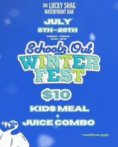 Lucky Shag Bar event promotional graphic