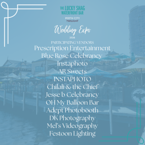 Perth’s City Twilight Wedding Expo at The Lucky Shag Rooftop event banner